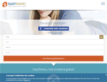 Tablet Screenshot of easypanel.fr